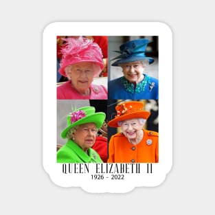 Rip Queen Elizabeth II God Bless the beautiful Queen 1926-2022 Magnet