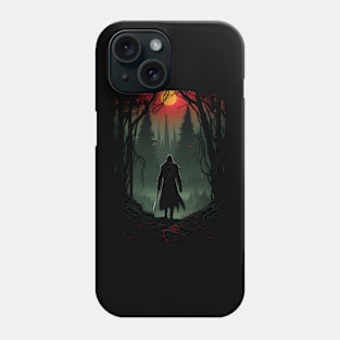Sunset Monster Hunter II - Silhouette - Witcher Phone Case