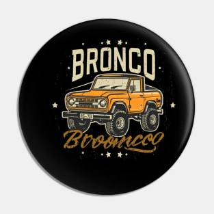 Retro 1987-1991 Ford Bronco w/Tires Pin