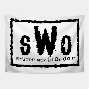 Snyder World Order (sWo - Black Logo) Tapestry