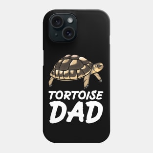 Tortoise Dad, White, for Tortoise Lovers Phone Case