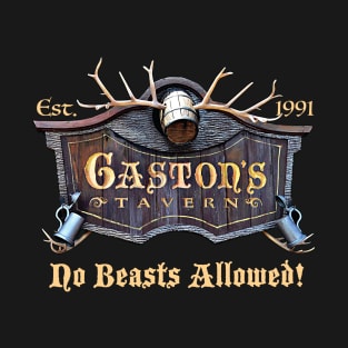 Gaston's Tavern Sign T-Shirt