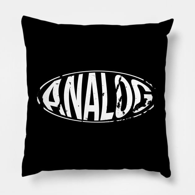 Analog Pillow by One Way Or Another