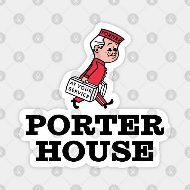 PORTER HOUSE Magnet by BUNNY ROBBER GRPC