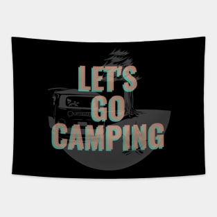 Let's Go Camping - Camping Lover Gift Tapestry