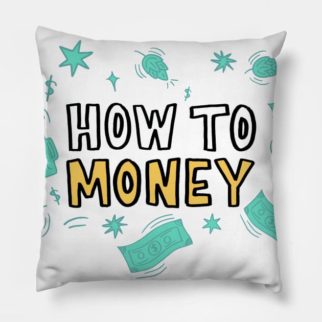 How To Money Logo Pillow by How To Money