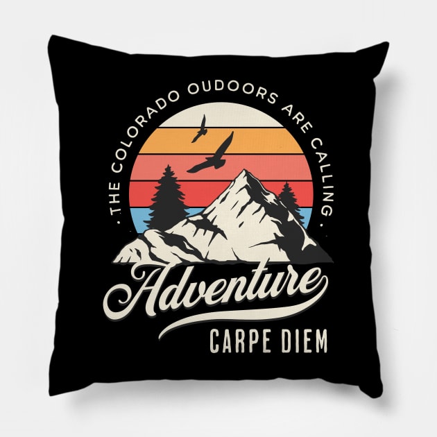 Seize the Day Pillow by ZombieTeesEtc