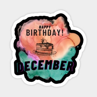 Birthday December #12 Magnet