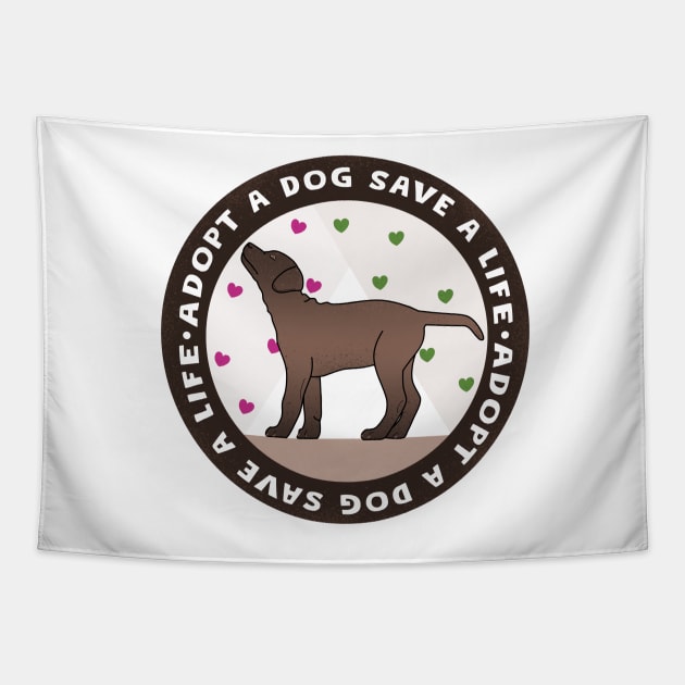 Adopt a dog save a life Tapestry by Cute-Treasure