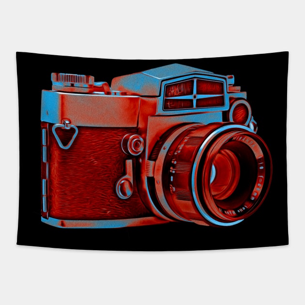 Vintage Camera #3 Tapestry by UNALONEAPPAREL