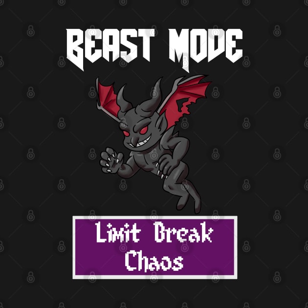 Beast Mode Vincent Valentine Limit Break Chaos by Gamers Utopia