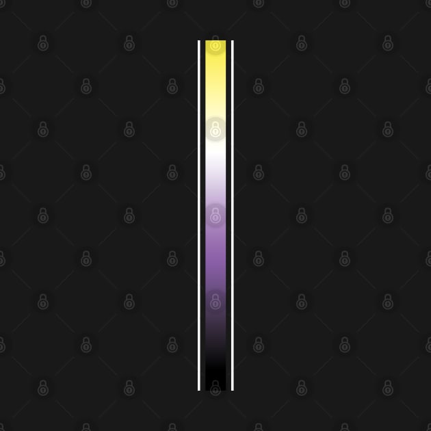 Nonbinary Pride Gradient Stripe by blynncreative