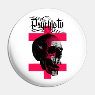 Psychic TV Skull Pin