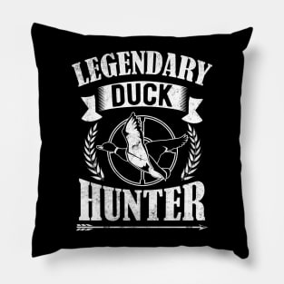 Retro Vintage Style Legendary Duck Hunting Gift For Hunter Pillow