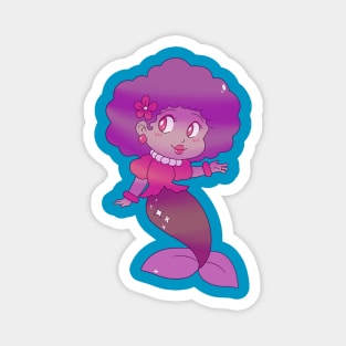 Little Purple Mermaid Magnet