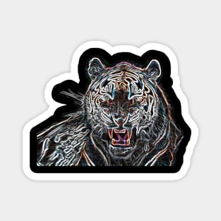 Tiger Electric Silhouette 03 Magnet