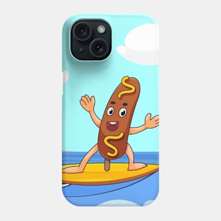 Corndog Surfing Phone Case