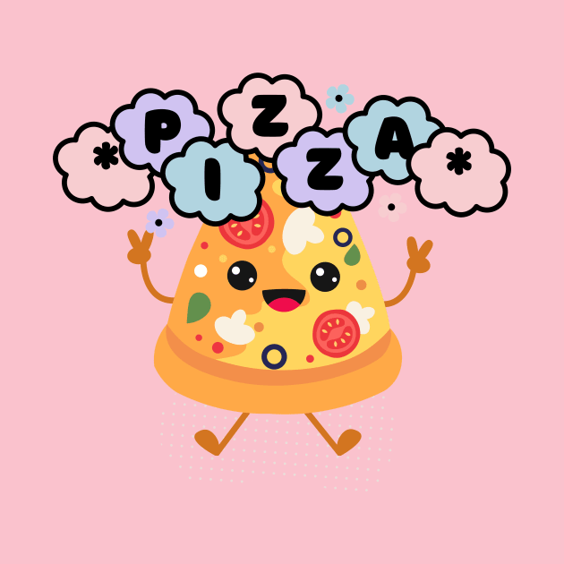 PIzza Lovers- Cute Pizza by RealNakama