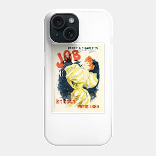 JOB Papier Cigarettes Paris 1889 Art Nouveau Advertisement by Jules Cheret Phone Case