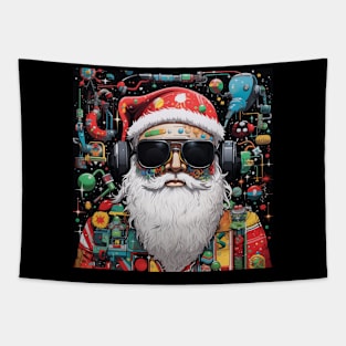 Santa Claus & Cyberpunk 9 Tapestry