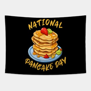 happy national pancake day Tapestry