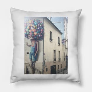 Street Art Paris Pillow