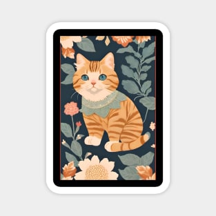 Rug Pattern Turkish- inspired Cat design Magnet