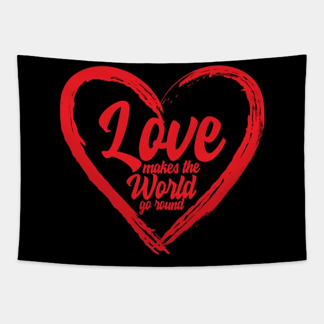 Valentine's Day I love you girlfriend wife wife woman Tapestry by OfCA Design