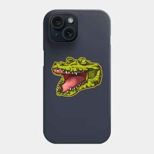 crocodile head cartoon art Phone Case