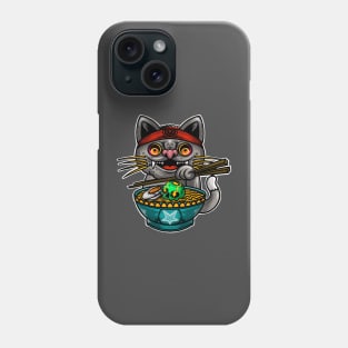 Cat ramen Phone Case