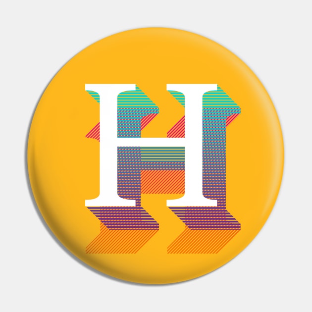 Letter H Pin by MplusC