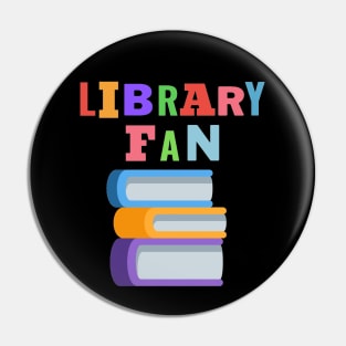 Library Fan Pin