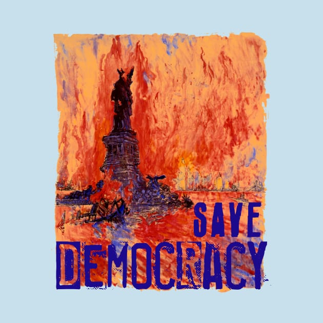 Save Democracy by Pandora's Tees