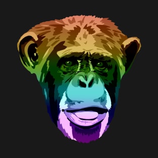 Rainbow Chimpanzee T-Shirt