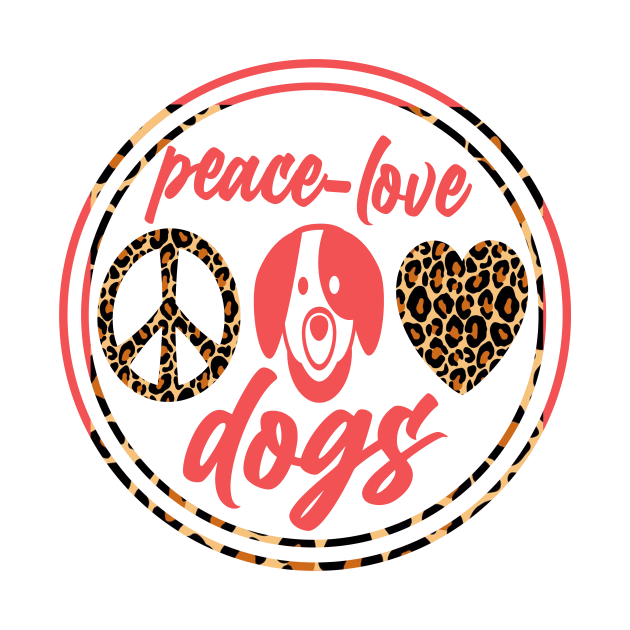 peace love dogs by FatTize