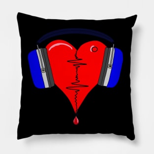 Heart Of Music Pillow
