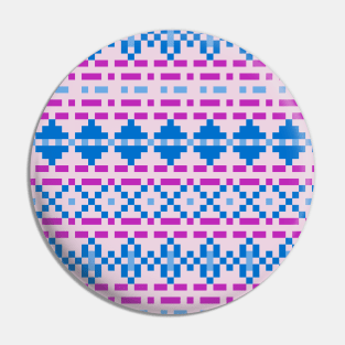 Retro checkered Pin