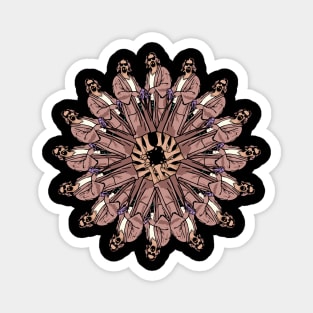 The Dude Mandala Magnet