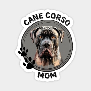 Cane Corso Dog Mom Dog Breed Portrait Magnet