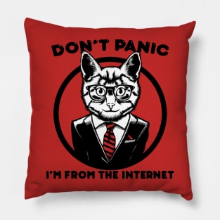 Dont Panic - Im From the Internet Pillow