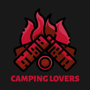 Camping Lovers Campfire T-Shirt