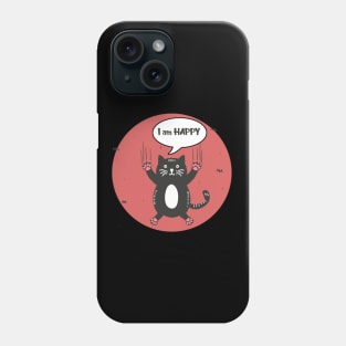 Happy cat Phone Case