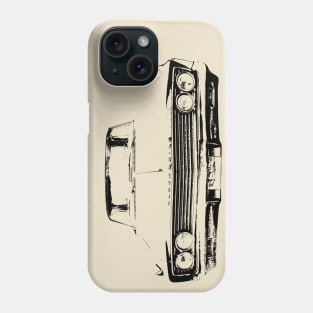 Oldsmobile Dynamic 88 1960s American classic car monoblock black Phone Case