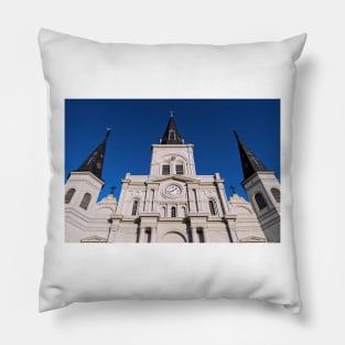 Saint Louis Cathedral Spires Pillow