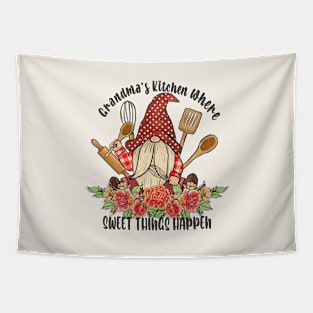 Grandma's Kitchen Where Sweet Things Happen Tapestry