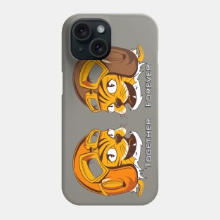 Tigers together forever. Phone Case