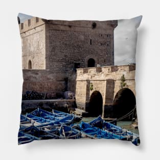 Essaouira Fishing Harbour Pillow