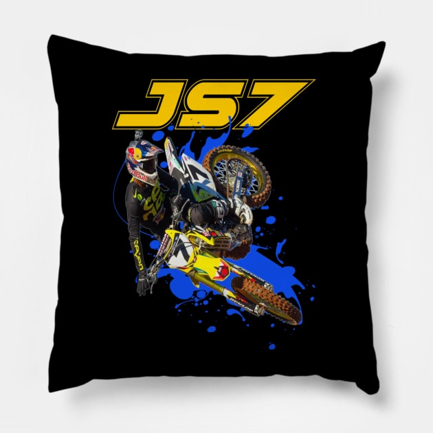 James Stewart JS7 Pillow by lavonneroberson