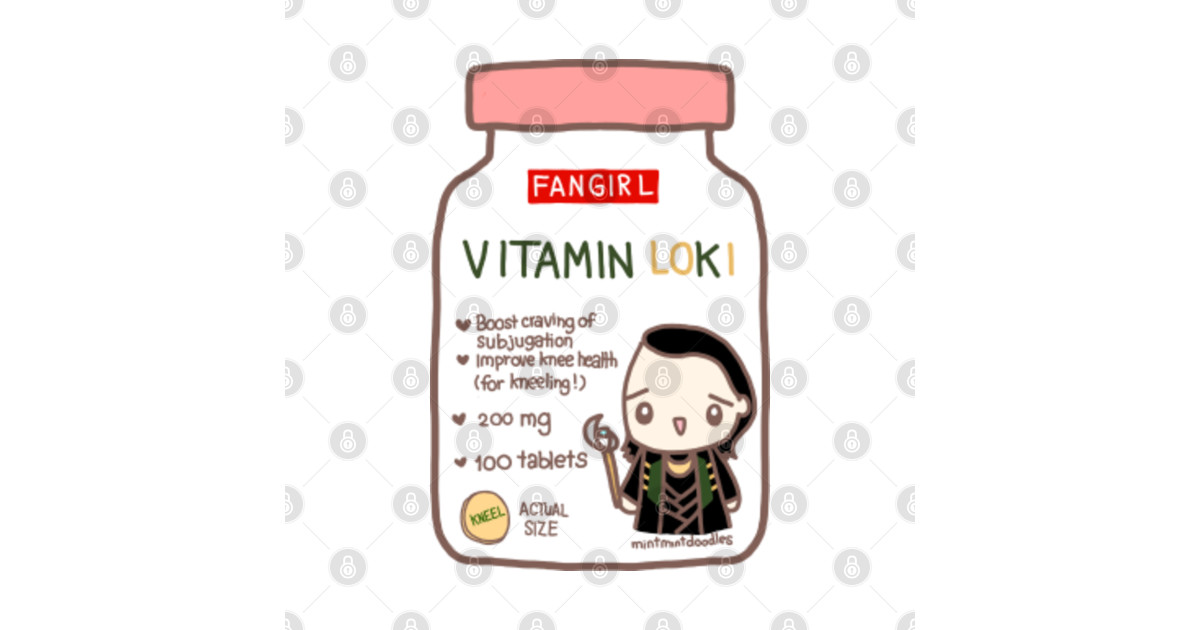 Vitamin Loki - Loki - T-Shirt | TeePublic