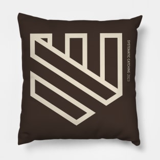 Baseball Systematic Catching 2023 Home Plate Art Logo Pillow